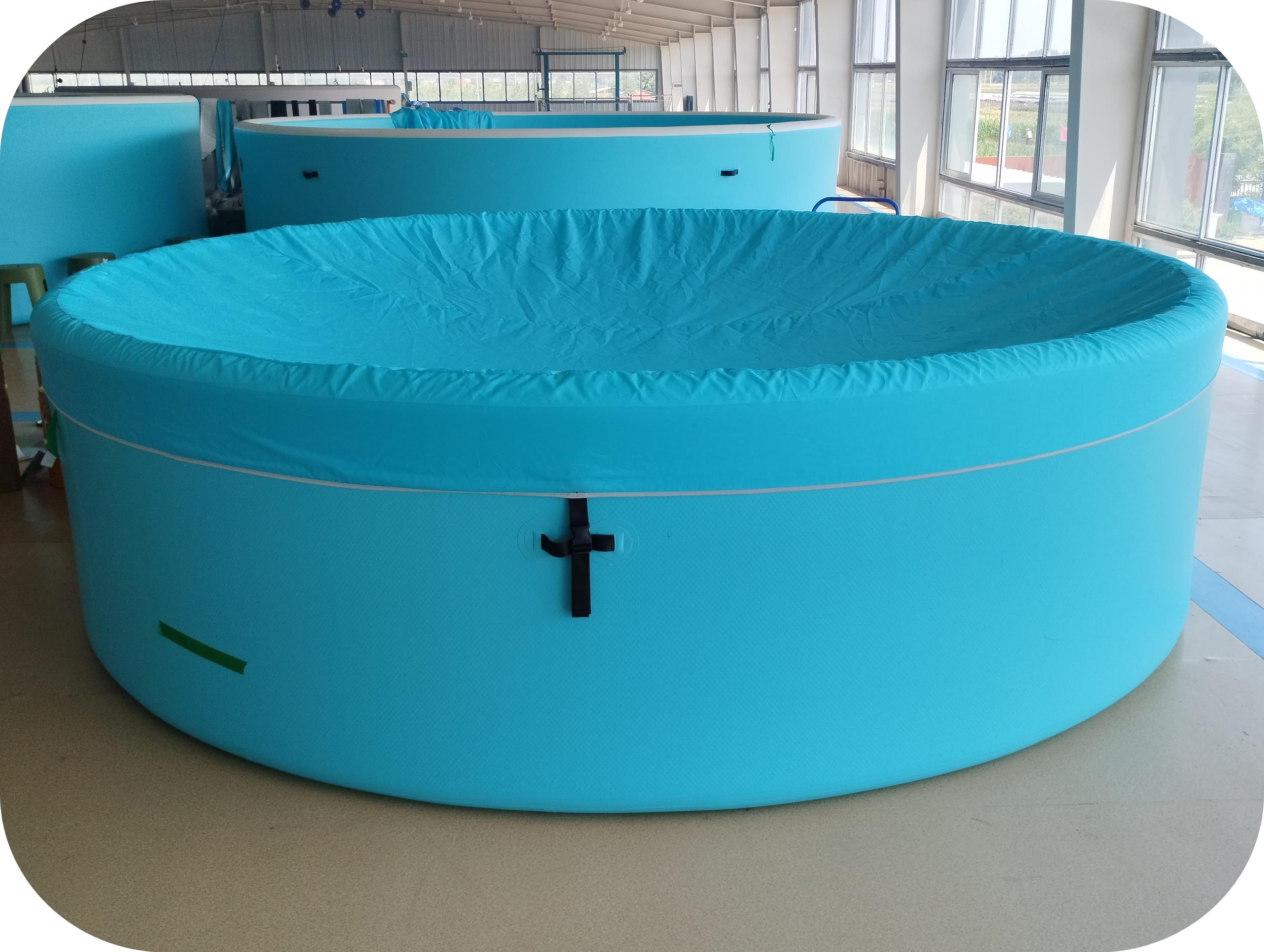 Piscina sin obra PoolUp! color Azul Lago - piscina portátil jardín